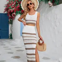 Beach vibe 2 pc knit set