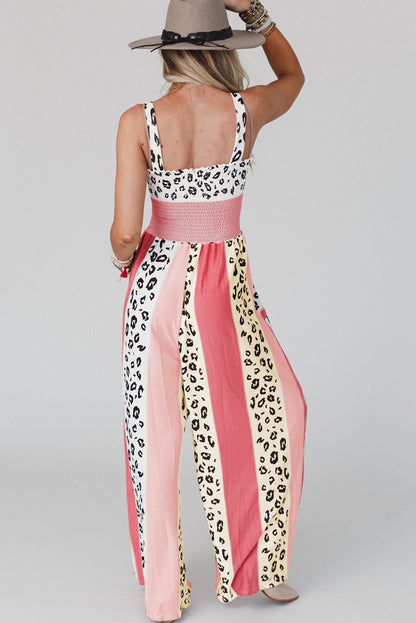 Cheetah pink jumpsuit